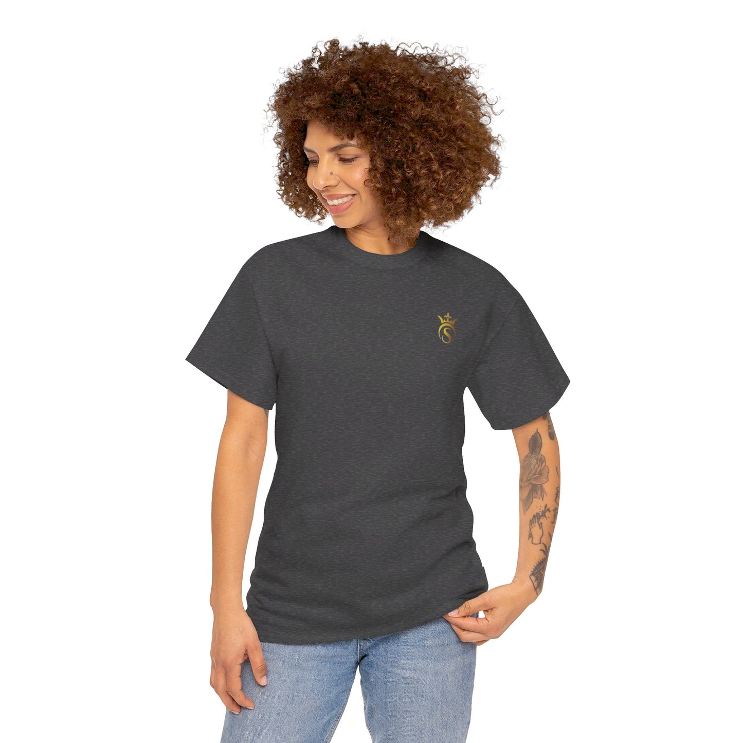 Unisex Basic Cotton Black T-Shirt Supplycia