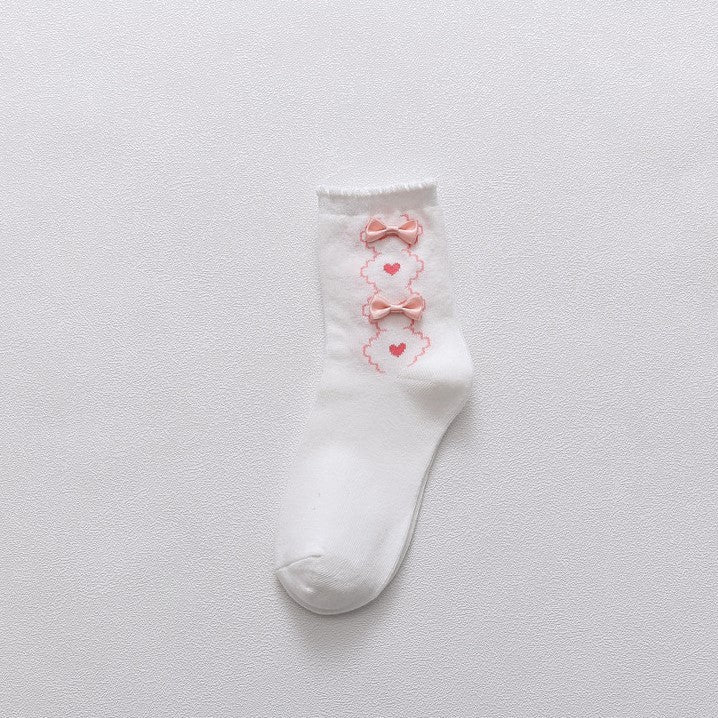 Bowknot girl's socks