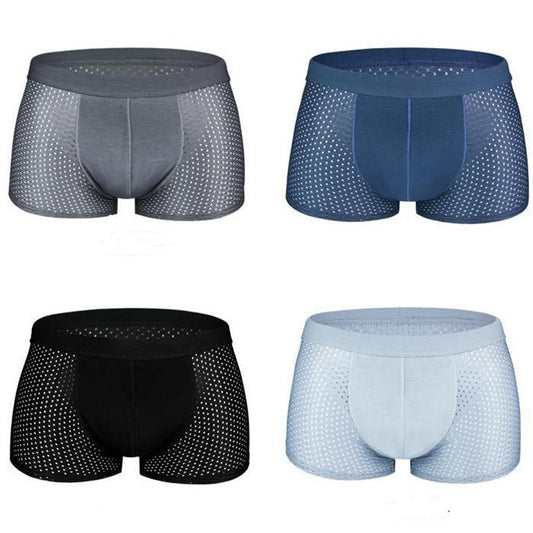 2~4 packs of ice silk men's underwear