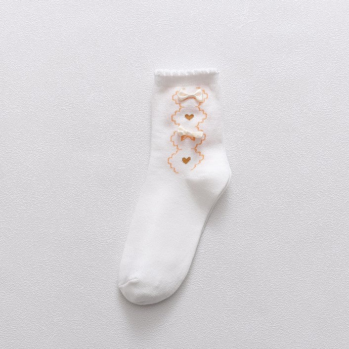 Bowknot girl's socks