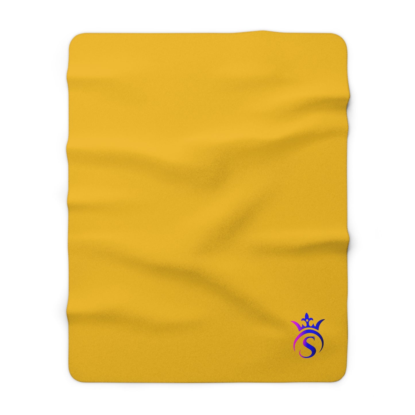 Sherpa Fleece Blanket Yellow Supplycia