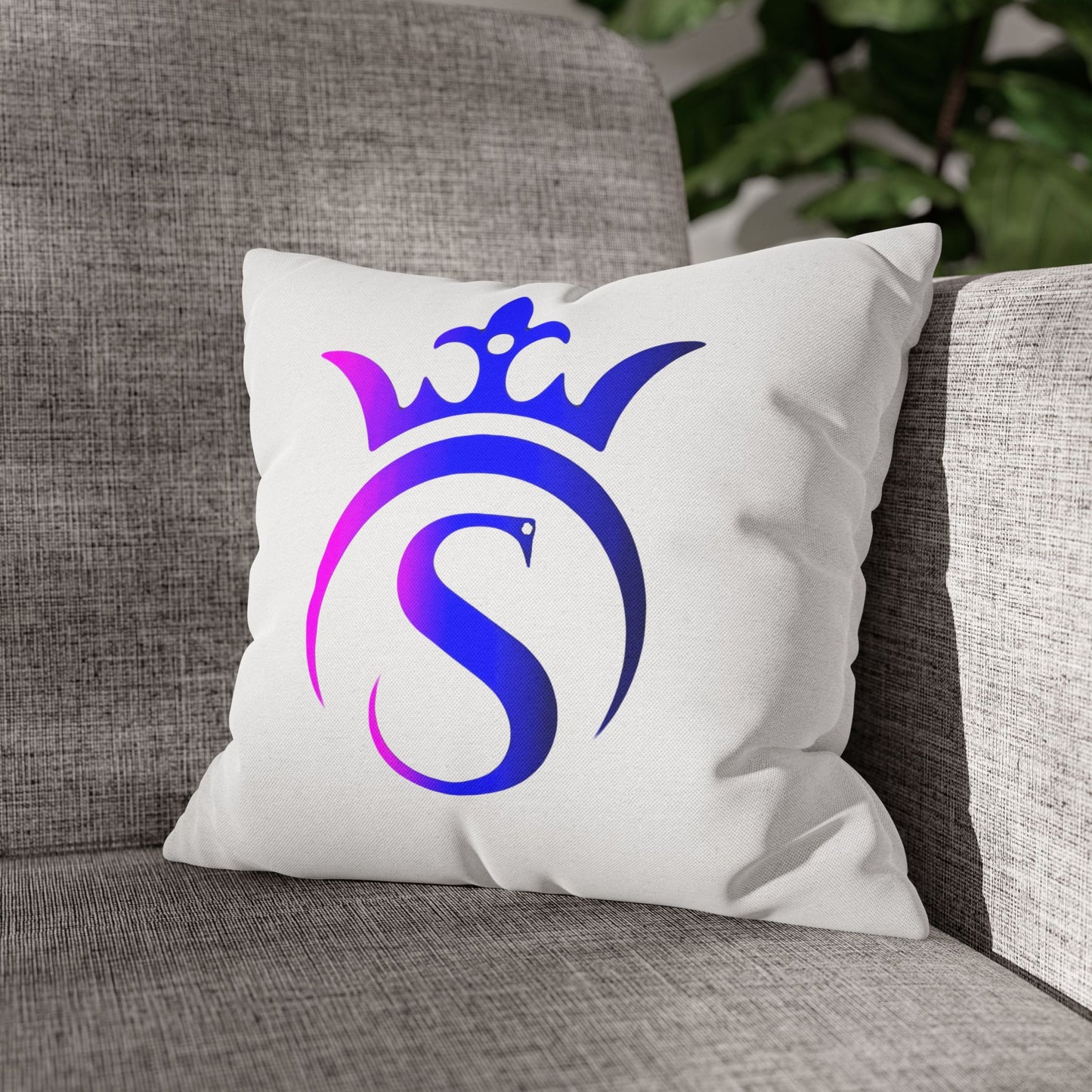 Spun Polyester Square Pillowcase Supplycia