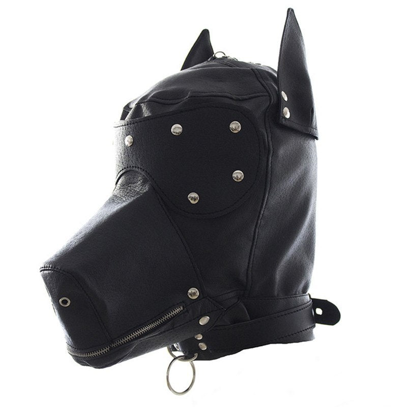 Leather Hood Leather Dog Hooded  Toy Hood