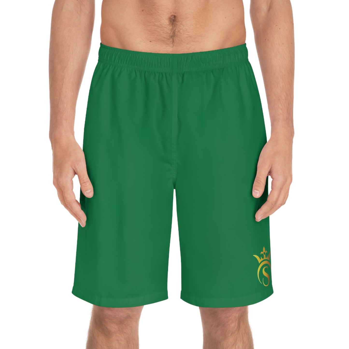 Green Basket Shorts Supplycia (AOP)