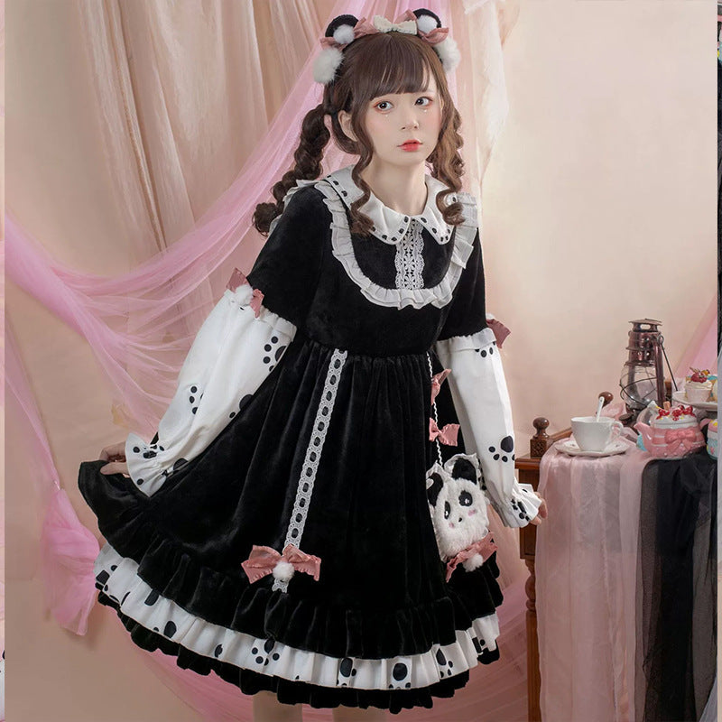 National Style Lolita Long Sleeve Dress