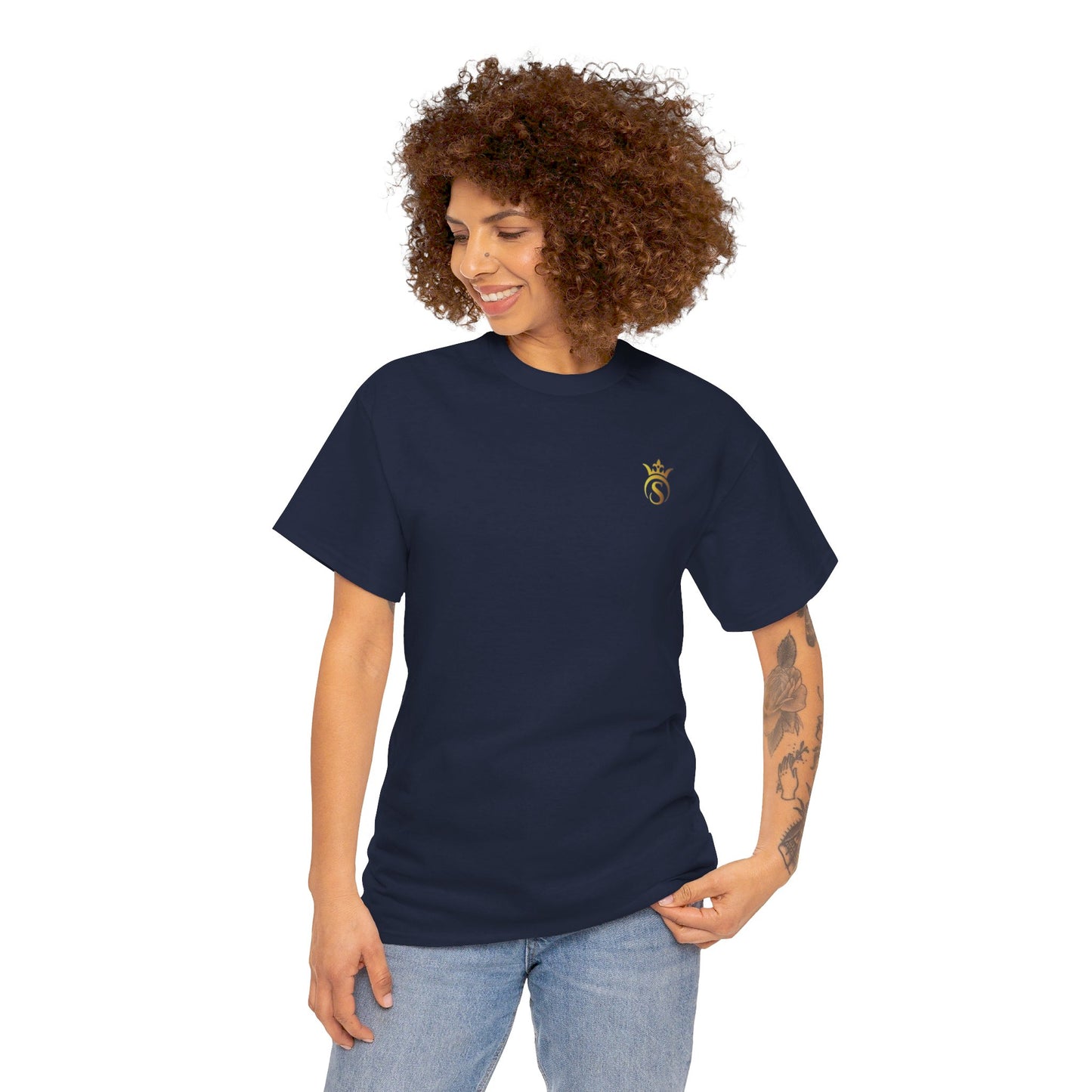 Unisex Basic Cotton Black T-Shirt Supplycia