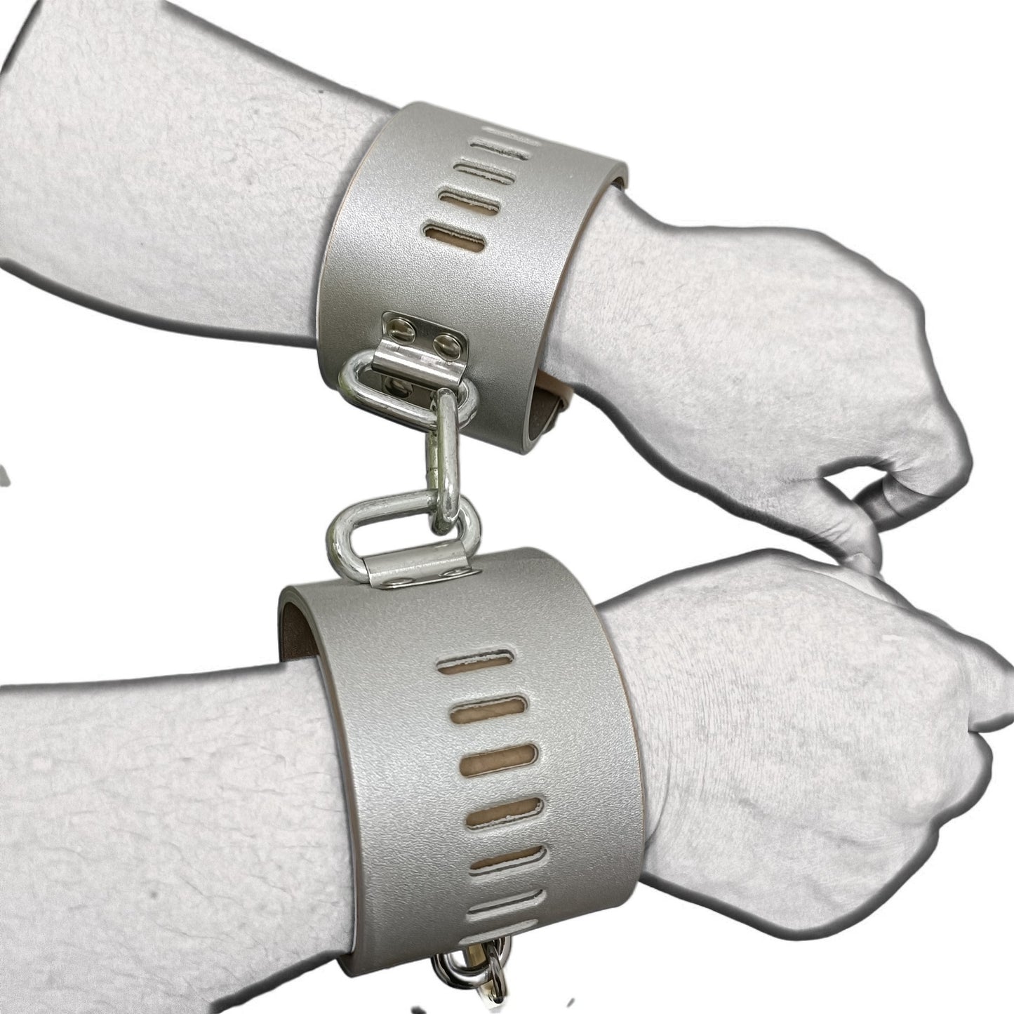 Metal Alternative Binding Toy Handcuffs Stainless Steel