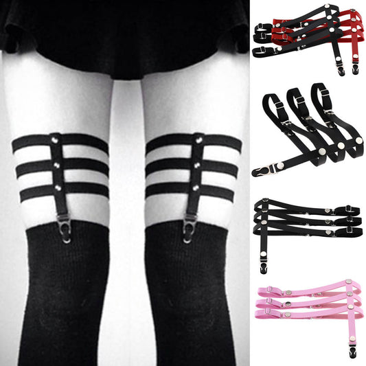 Leg Garter Belt Harajuku Style Elastic