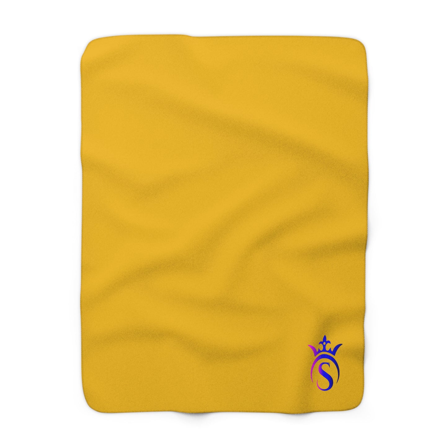 Sherpa Fleece Blanket Yellow Supplycia