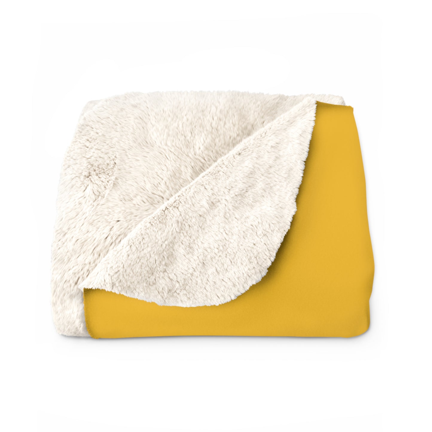 Sherpa Fleece Blanket Yellow Supplycia