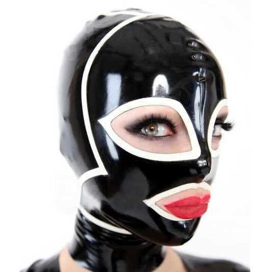 Latex Hood Mask Party  Fashion Sexy Hood