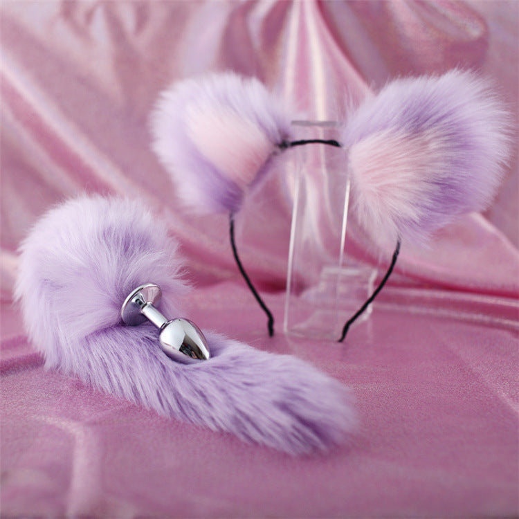 Tail Double Erotic Plush Hair Clip