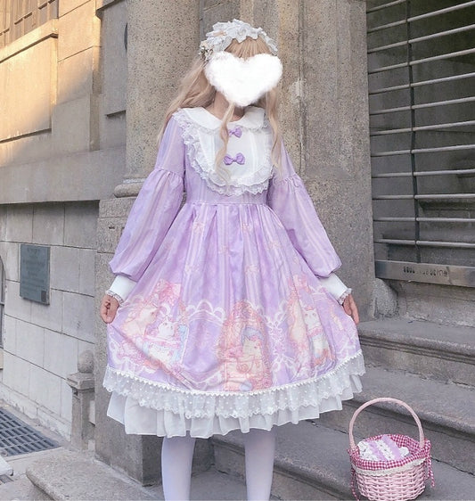 Lolita Lolita New Year Lady Cat Cute Fat Mm Dress Female