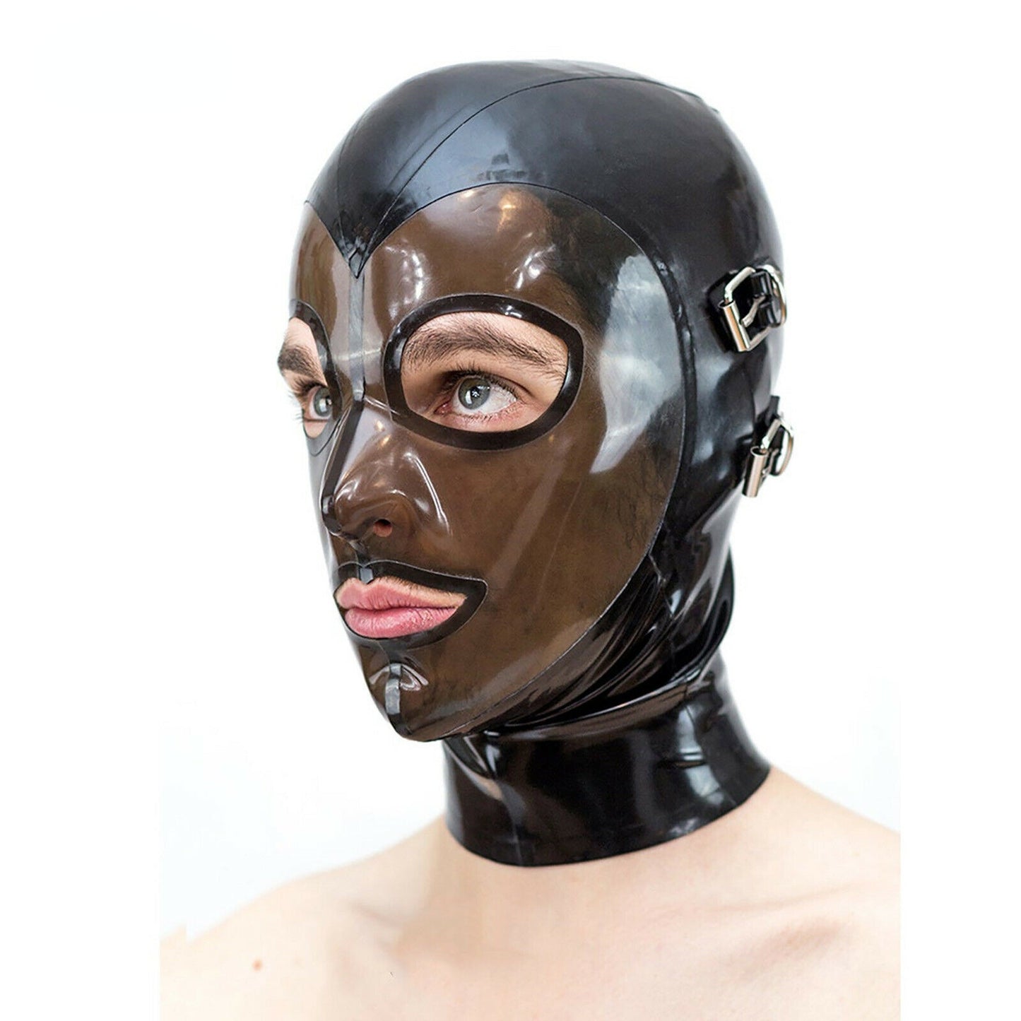 Fashion Personality Latex Mask With Zipper