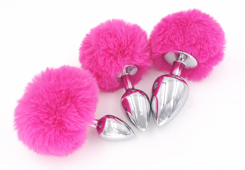 Rabbit Tail Hair Ball Plug For Female Use