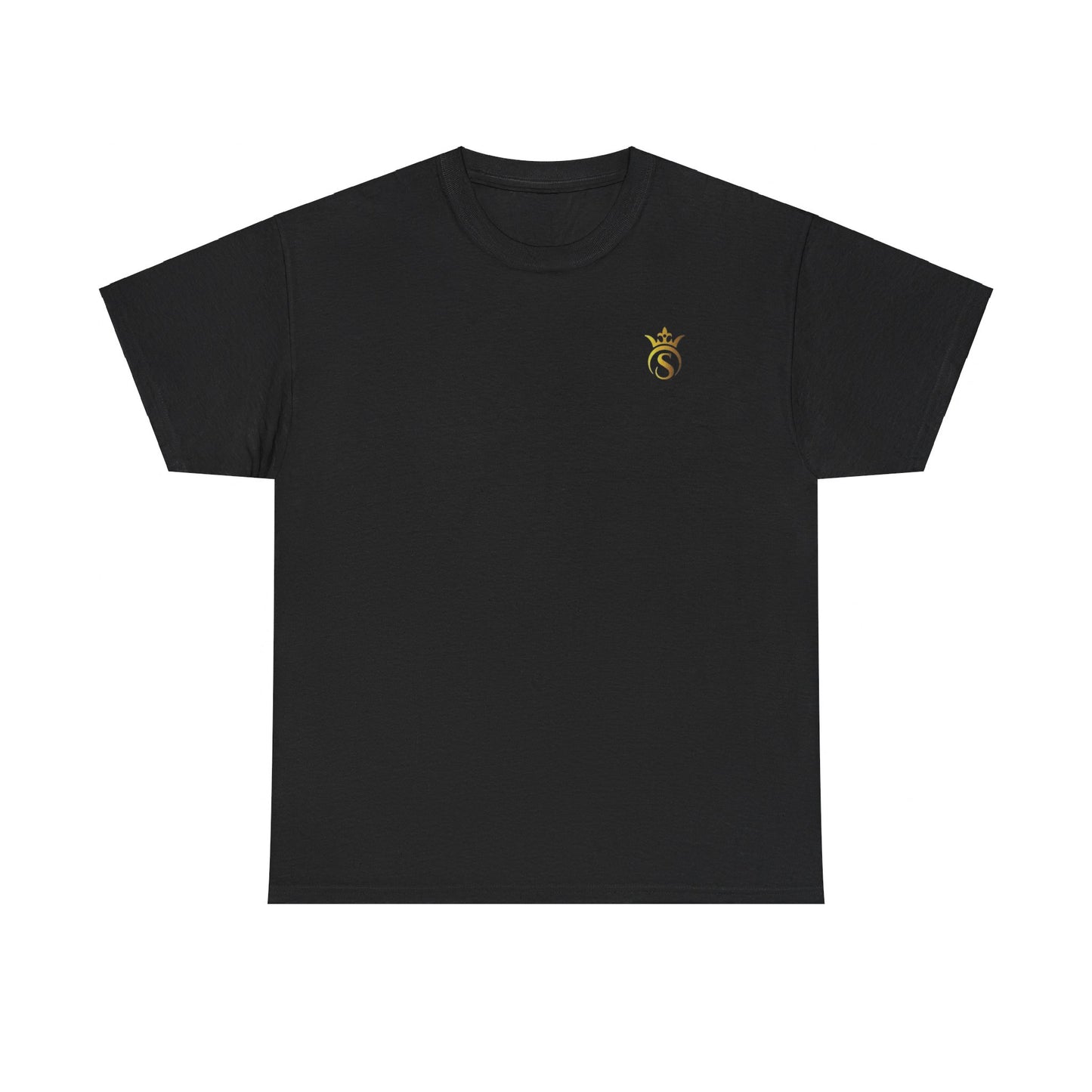 Unisex Basic Cotton Black T-Shirt Supplycia