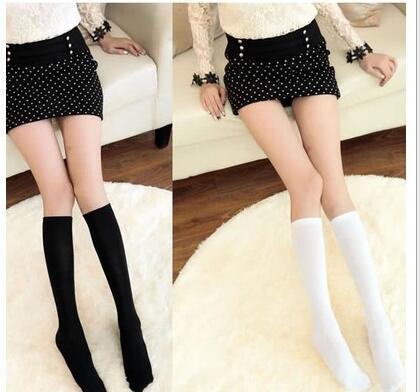 Japan original single school uniform student socks black high stockings