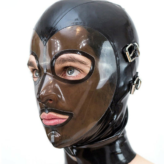 Fashion Personality Latex Mask With Zipper