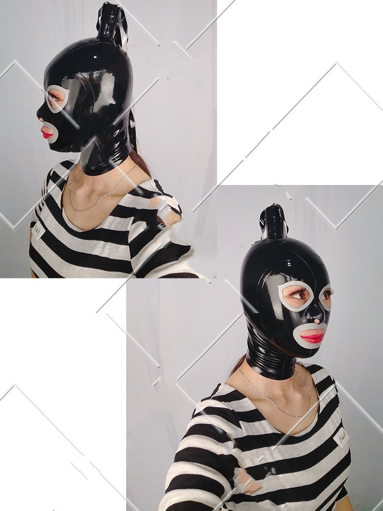 Latex Suit Men's And Women's Headgear