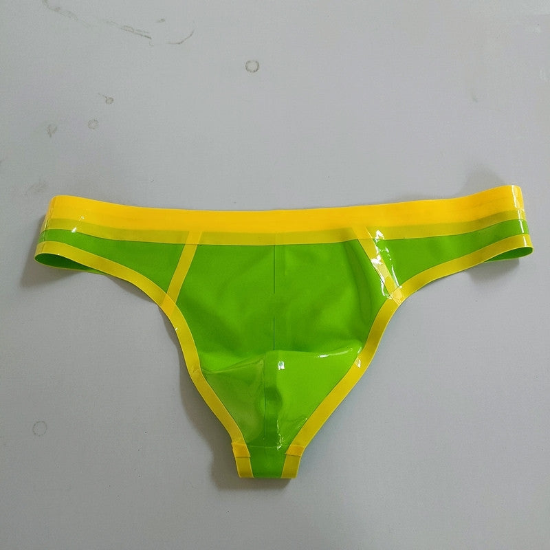 Natural Latex Men's Low Waist Underwear