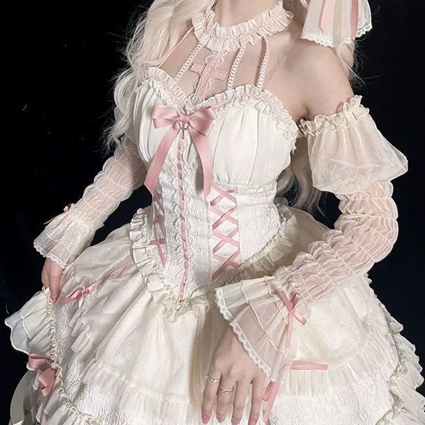 Robe licou lolita gothique foncée