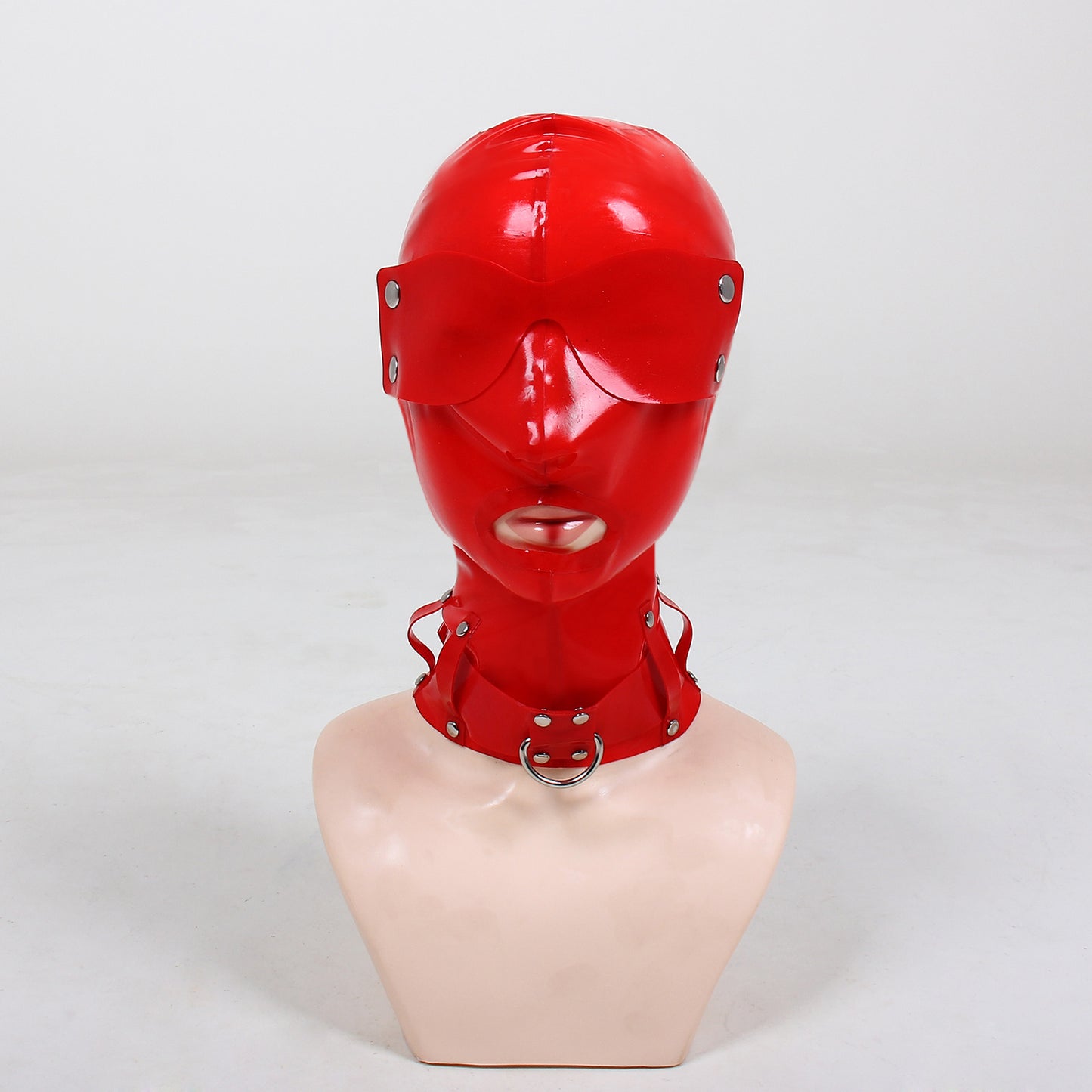 Latex Clothing Restraint Head Cover