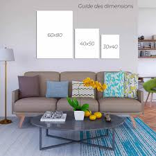 Toile personnalisée d’empreintes de Pieds GRAND (60x90cm) + Vidéo création