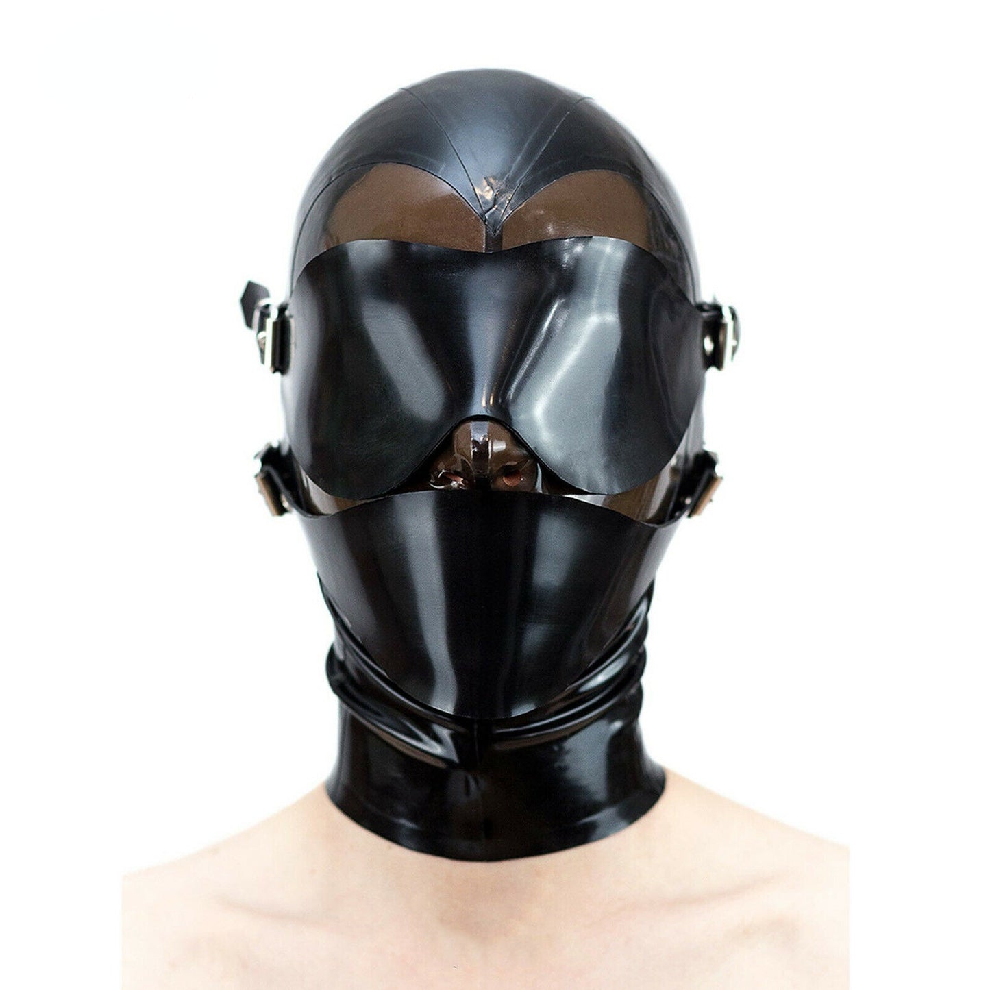 Fashion Personality Latex Mask With Zipper