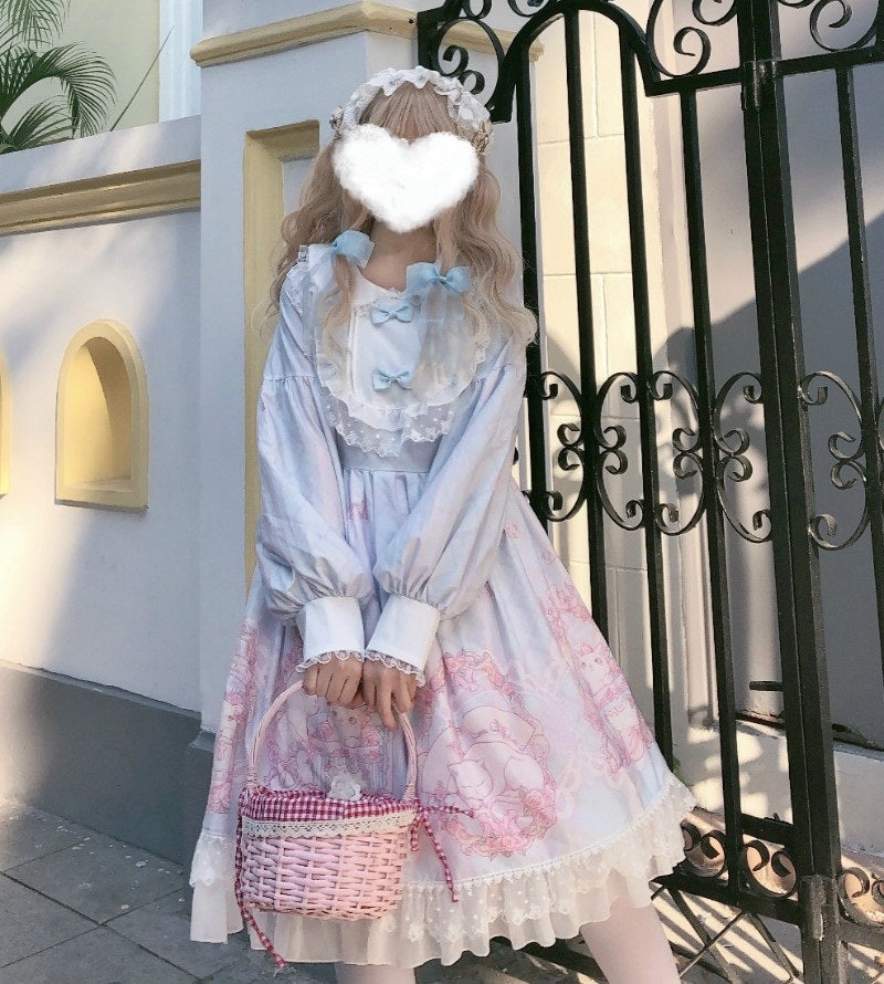 Lolita Lolita New Year Lady Cat Cute Fat Mm Dress Female