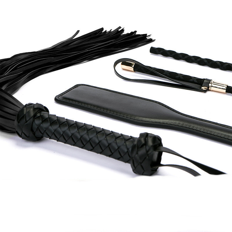 Men And Women Cane Leather Whip Props