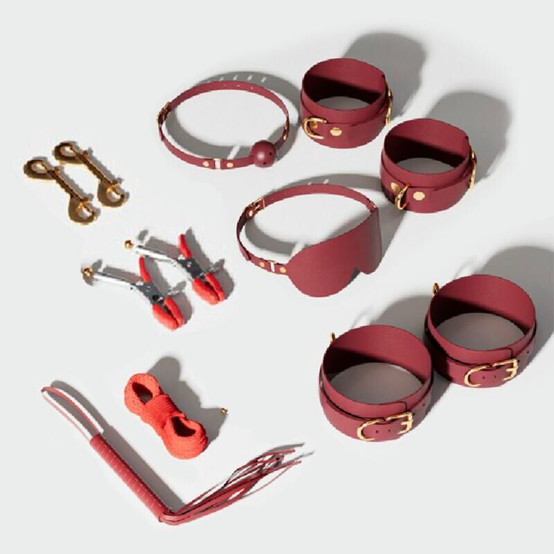 High-end Training Female Binding Nipple Clamp Suit Couple Adjustment Couple Binding Set