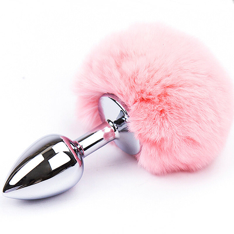 Rabbit Tail Hair Ball Plug For Female Use