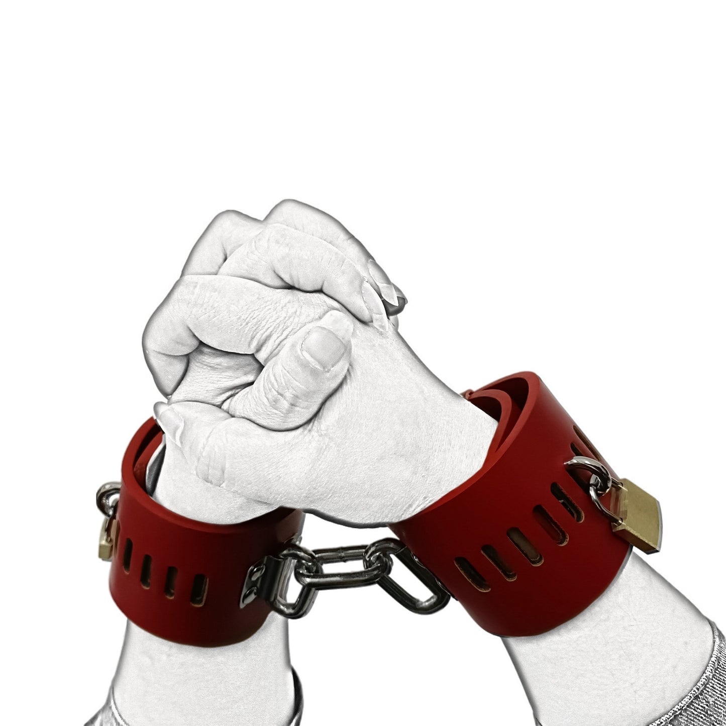 Metal Alternative Binding Toy Handcuffs Stainless Steel